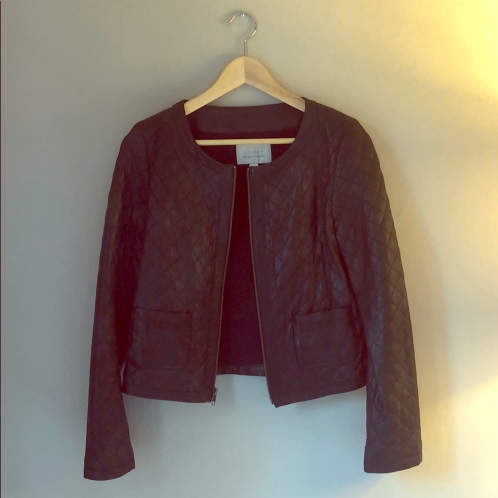 Leather Coat by hinge